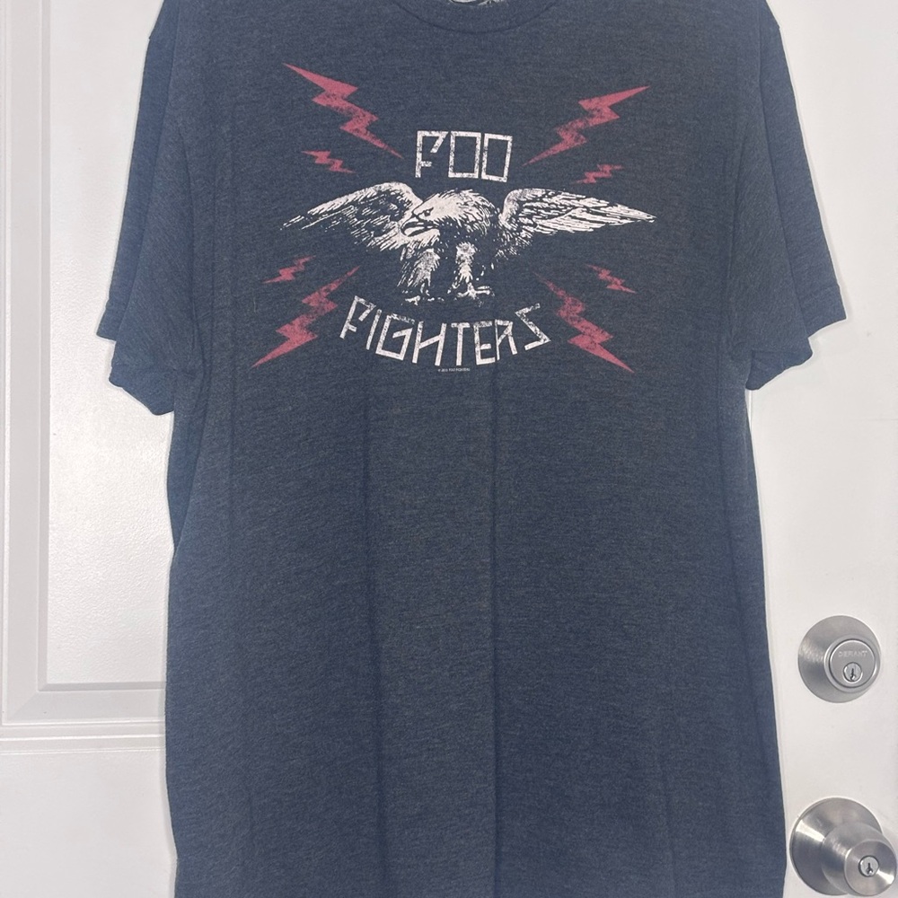 Foo Fighters Charcoal Graphic Tee 2008 Eagle Concert Rock Tour Band Tee